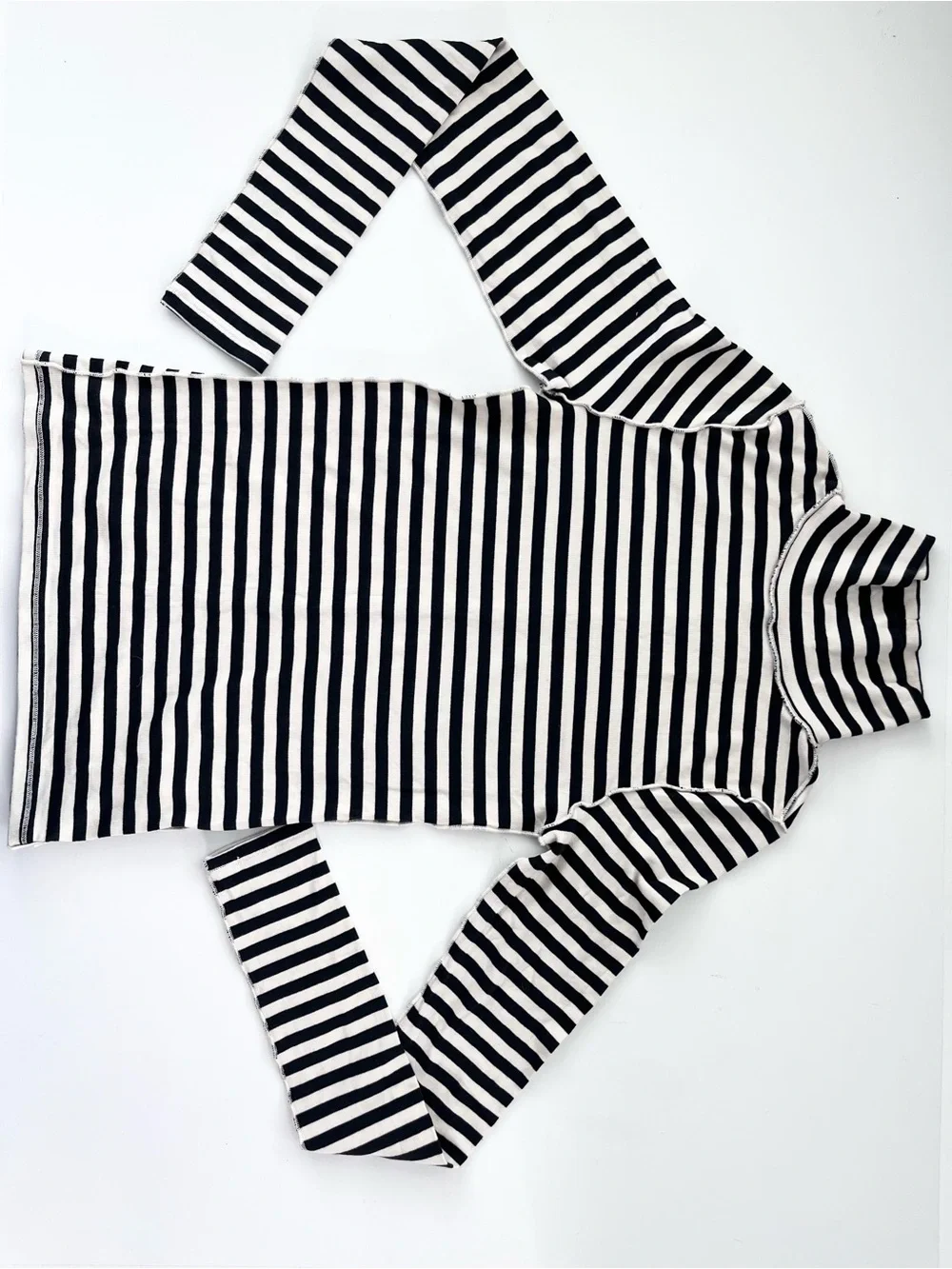 Free People Stripe Turtleneck Small